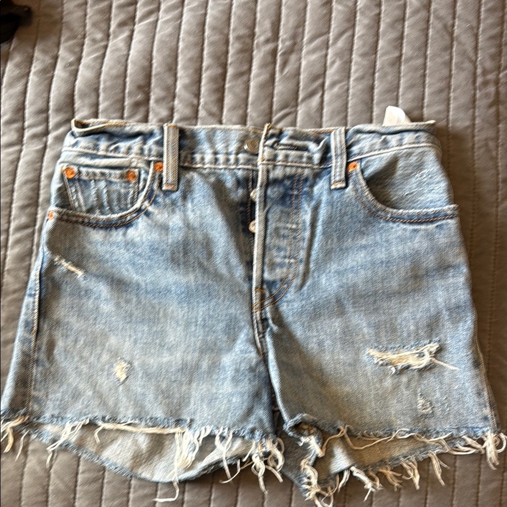 Levi Denim Wedgie Shorts